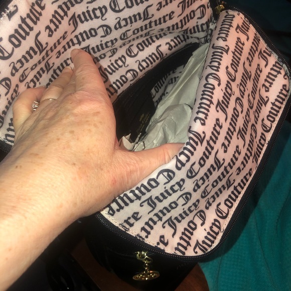 Black Leather (NWT) Juicy Couture Backpack Purse - Picture 3 of 5